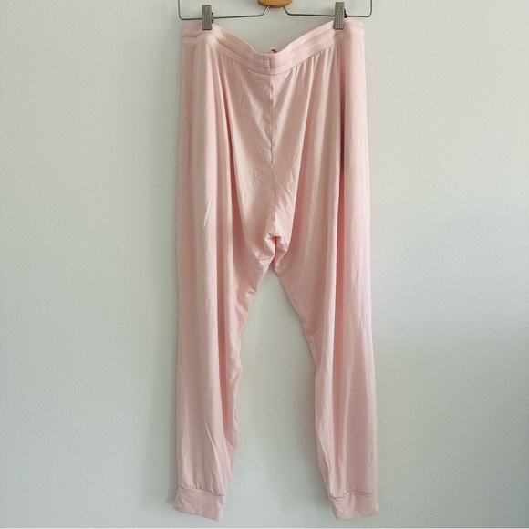 Tommy John Light Pink Modal Blend Pajama Pants Joggers L - Picture 3 of 6
